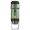 APLUSH Portable Coffee Maker,60Ml Electric Wireless Espresso Coffee Machine for Coffee Capsule/Powder,Travel Coffee Maker for Camping Travel Hiking Office,Green view 1