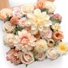 Artificial Flower Combination Box Set, Fake Flower Leaf Box with Stems for DIY Wedding Bouquets Centerpieces Flower Arrangements Decorations Bouquet Bride Wedding Baby Shower (B2) view 2