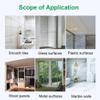 GZDXBF 70cm~600cm Adhesive Curtain Rail System, Room Divider Ceiling Curtain Track, Wall Divider Curtain, Ceiling Mount, for Balcony Porch Studio Rv, Closet(Black,150cm-59in) view 4