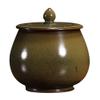 Tea Bag Organizer Tea Storage Container Retro Pure Handmade Bulk Tea Storage Container Jar Ceramic Small Sealed Jar Chinese Handicraft Ornaments Single Jar Tea Organizer view 1