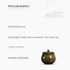 Tea Bag Organizer Tea Storage Container Retro Pure Handmade Bulk Tea Storage Container Jar Ceramic Small Sealed Jar Chinese Handicraft Ornaments Single Jar Tea Organizer view 2
