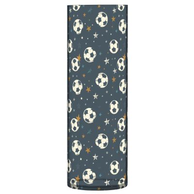 ALAZA Soccer Ball Star Navy Blue Vase for Flowers 3.9" W x 11.8" H Cylinder Vases for Centerpieces Home Office Decor Storage Container