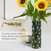 ALAZA Soccer Ball Star Navy Blue Vase for Flowers 3.9" W x 11.8" H Cylinder Vases for Centerpieces Home Office Decor Storage Container view 4