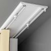 Bcofo Curtain Rod Ceiling Curtain Track Ceiling Mounted Curtain Double Rails for Curtains,Drapes,Room Dividers Ceiling Mount Double Curtain Tracks for Privacy Living Room(Black,3.1m(10.2ft)) view 1