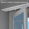 Bcofo Curtain Rod Ceiling Curtain Track Ceiling Mounted Curtain Double Rails for Curtains,Drapes,Room Dividers Ceiling Mount Double Curtain Tracks for Privacy Living Room(Black,3.1m(10.2ft)) view 4