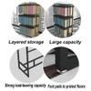 GRRICEPL Commercial Fabric Display Rack, Standing Carpets Rack, Floor-Standing Metal Organizer Holder for Quilts/Fabric Samples/Bed Sheets/Towels/Silk Scarves(Gold-A,120x40x180cm) view 3