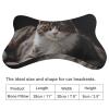 BTCOWZRV Tabby Cat Car Neck Pillow Set of 2 Ultra Comfortable Car Headrest Pillow for Driving Soft Car Neck Support Pillow, Memory Foam and Breathable Removable Cover view 2