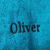 3 Pack Personalised Bath Towel with Name Beautifully Embroidered Name Cotton Towel Personalized Gift (Love 2, 55 x 27.5 inch + 39 x 20 inch + 20x11.8 inch) view 2