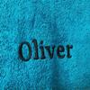 3 Pack Personalised Bath Towel with Name Beautifully Embroidered Name Cotton Towel Personalized Gift (Watermelon, 55 x 27.5 inch + 39 x 20 inch + 20x11.8 inch) view 2