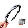 PNZLZIA Retractable Pocket Headbands - Non Slip Portable Telescopic Hair Hoops, No Slip Foldable Hairband with Teeth, Portable Compact Folding Headband (Style D) view 1