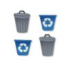 Roeda Brighten Your Life 14693m Trash and Recycling Calendar Magnets Set of 4 view 1