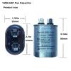 XXHCML 1499-5461 Fan Capacitor for Coleman RV Air Conditioner, Oval Metal Through-Hole Mount Capacitor, 7.5 F, 370 VAC / 50/60Hz, Fits 67/733/737/753/763/833 Models view 4