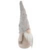 10" Lighted Nose and Plush Hat Tabletop Christmas Gnome Decoration Beige Polyester view 4