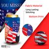 2 to 12 Pack Trump Can Huggers - MAGA Trump Fight Coolies. Full Color, Perfectly Sewn, USA Printed Beer Can Sleeves view 2