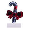 Northlight LED 3D Candy Cane with Bow Christmas Infinity Mirror - 8" view 1