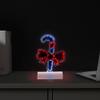 Northlight LED 3D Candy Cane with Bow Christmas Infinity Mirror - 8" view 3