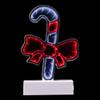 Northlight LED 3D Candy Cane with Bow Christmas Infinity Mirror - 8" view 4