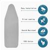 TAJMDGW 15x48 Inch Ironing Board Cover and Pad, Heat Reflective Ironing Board Pad with Padding, Cotton Ironing Padding Drawstring 13x36, 13x39, 14x44(Black,13x39 inch(33x100 cm)) view 4