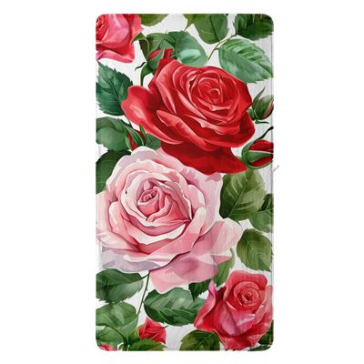 GAIIIIYOU Peony Rose Flowers Bath Sheet Green Botanical Leaves Printed Shower Towel Absorbent Bath Towel for Bathroom