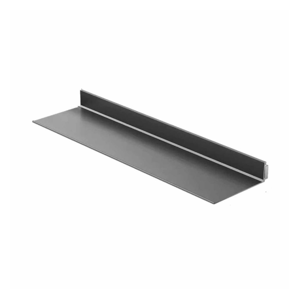 SGeneE Wall Shelves Wall Shelf Metal Wall Mounted Light-Emitting Shelves, Built-in Illuminated LED Light and Transformer, Lighted Display Stand for Wall Countertop Bathroom(Grey-120cm/47.2in)