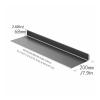 SGeneE Wall Shelves Wall Shelf Metal Wall Mounted Light-Emitting Shelves, Built-in Illuminated LED Light and Transformer, Lighted Display Stand for Wall Countertop Bathroom(Grey-120cm/47.2in) view 2