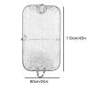 GBPLDMAQ Suit Storage Bags Hanging, Cloth Garment Bag, Washable Suit Cover Bags, Breathable and Moisture-Proof Garment Bag, Dustproof Garment Rack(Black) view 2