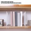 NOENNULL Shelf Divider Wooden Cabinets, Sturdy Organiser Divider for Storage in Bedroom, Kitchen, Bathroom and Office Shelves view 2