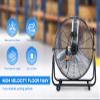 Simple Deluxe Dynamic 30-Inch Floor Fan with Roll Booster - Industrial-Grade Airflow, 360 Degree Adjustable Tilt, and Portable Design for Rapid Cooling and Flexible Air Circulation view 3