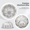 3.7-Inch 10Pcs Mini Jelly Aluminum Alloy Cake Brownies, Jelly Fluted And Non-Stick Heat-Up Cup Easy Easy Stick Non To Muffins, Pans, Cupcakes, For Demold, Cup Molds, Pudding Fast Baking Moulds view 3