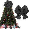 Redbaker 9ft Large Christmas Tree Topper Bows Xmas Treetop Ribbons Gift for Holiday Family Party Indoor Outdoor Decor view 1