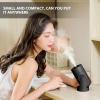 WSJKASJW Portable For Mini Humidifier USB Automatic Rotating Super Quiet Small Desktop Cool Mist Humidifier Home Office Travel (Black), WSJKASJWiaygeucq76-13 view 4