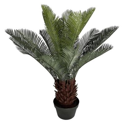 Artificial Trees Artificial Trees 80cm/2.62ft Fake Tree Simulated Cycad Potted Plant in Black Pot for Indoor Outdoor Artificial Plant Decor Decor
