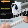 Heavy Duty Curtain Track Set, Straight Sliding Curtain Rail System For Indoor Outdoor, Wall Divider Curtain, 70cm 80cm 110cm 150cm 200cm 400cm 600cm Curtain Rail Track(Orange-ceiling,150cm/4.9ft) view 4