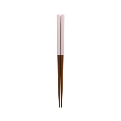 Tanaka Chopsticks Shop REPOS Lupo Chopsticks Pink 10.8 inches (27.5 cm) Chopsticks Wooden Vegetable Chopsticks Vegetable Chopsticks Easy to Pinch Non-slip Chopsticks Dishwasher Safe Made in Japan