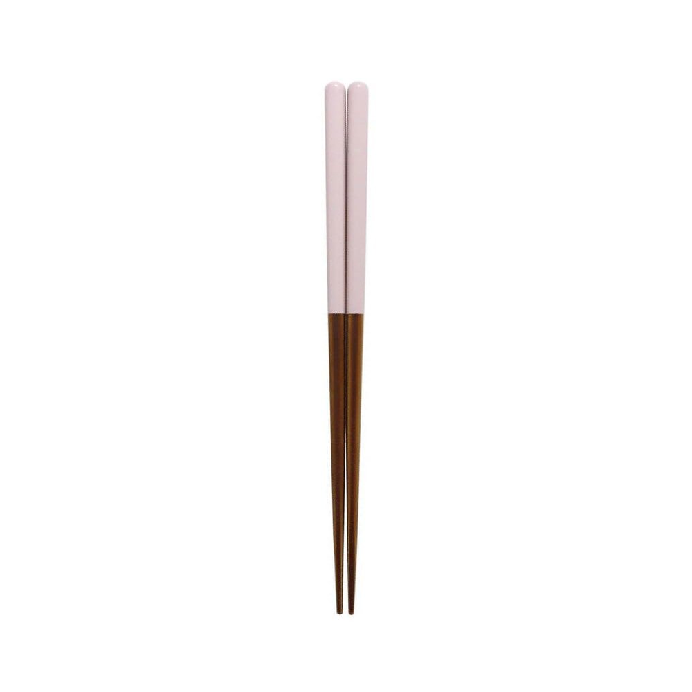 Tanaka Chopsticks Shop REPOS Lupo Chopsticks Pink 10.8 inches (27.5 cm) Chopsticks Wooden Vegetable Chopsticks Vegetable Chopsticks Easy to Pinch Non-slip Chopsticks Dishwasher Safe Made in Japan