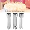 3pcs Stainless Steel Cream Dispenser Tips, Universal Whipped Cream Stabilizer Cake Decorating Nozzles Whipped Cream Dispenser Parts for DIY Baking view 3