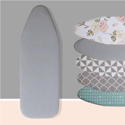 TAJMDGW Ironing Board Cover 15x45 Inch, Iron Board Replacement Cover, Cotton Ironing Board Pad, Adjustable Ironing Board Cover and Pad, Heat Resistant(Silver,12x35 Inch (90x30 Cm))