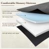 GEMBED Tri Folding Mattress Full Size - Memory Foam Tri-fold Mattress, Handle & Non-Slip Bottom, Portable Foldable Sofa Bed Floor Chair for Travel RV Camping Guest Yoga - 4 Inch, 73"x52"x4" view 3