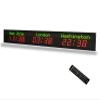 Kadxyan Time Zone Clocks for The Wall, World Clock Multiple Time Zones, 3 Time Zone Clocks, WiFi Connection, City Can Be Changed, Suitable for Multinational Hotels, Airports, Entertainment Venues view 1