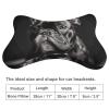 BTCOWZRV French Bulldog Car Neck Pillow Set of 2 Ultra Comfortable Car Headrest Pillow for Driving Soft Car Neck Support Pillow, Memory Foam and Breathable Removable Cover view 2