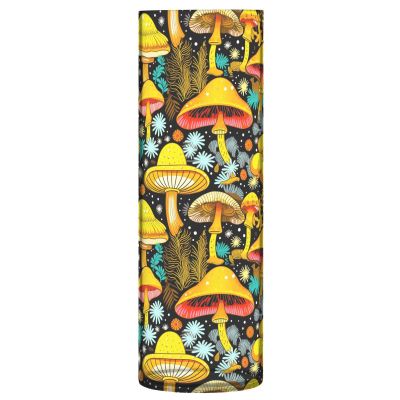 ALAZA Funny Mushroom Flower Vase for Flowers 3.9" W x 11.8" H Cylinder Vases for Centerpieces Home Office Decor Storage Container