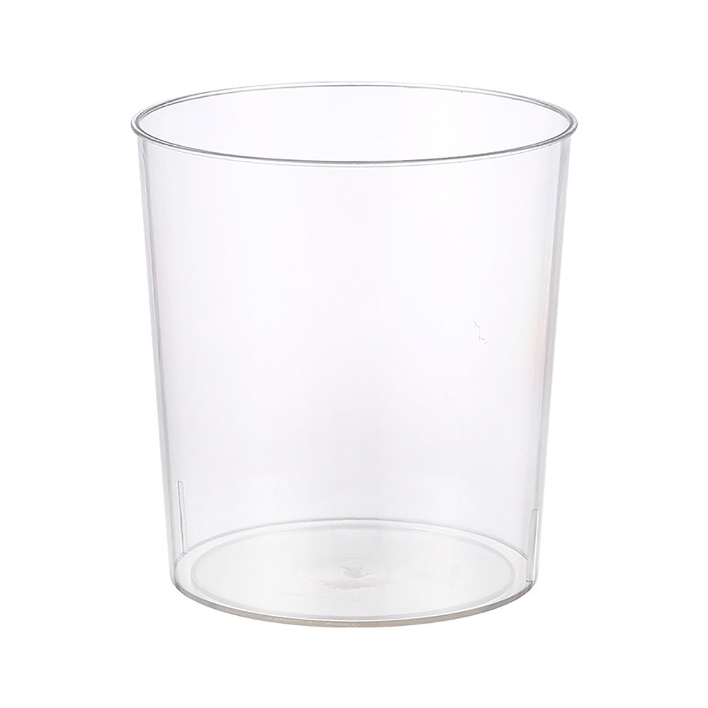 Clear Trash Can, Transparent Design, Plastic Garbage Bin, Large Capacity, for Kitchen, Bathroom, Bedroom, Office, and Dorm