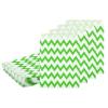 uxcell 100Pcs Kraft Paper Treat Bags, 7" x 5" Greaseproof Kraft Candy Bags Flat Favor Bags Small Gift Bags for Bakery Cookies Dessert Chocolate Soap Wedding Party Favor, Fruit Green Wave view 1