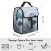DJUETRUI Insulated Lunch Bag for Men Women Cooler Tote Bag Reusable Lunch Box Container Harp Seal Painting Wallpaper Lunch Bag for Work Picnic view 2