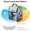 DJUETRUI Insulated Lunch Bag for Men Women Cooler Tote Bag Reusable Lunch Box Container Harp Seal Painting Wallpaper Lunch Bag for Work Picnic view 3