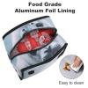 DJUETRUI Insulated Lunch Bag for Men Women Cooler Tote Bag Reusable Lunch Box Container Harp Seal Painting Wallpaper Lunch Bag for Work Picnic view 4