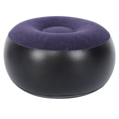 Portable Folding Small Inflatable Stool, Ottoman, Footrest Stool for Home Office Travel, Courtyard, Living Room, Outdoor