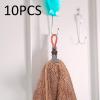 10Pcs Hanging Tea Towels Clips, Hanging Clothes Pegs, Hand Towel Hangers, Cloth Hanger Towels Clips with Hanging Loop for Oven Mitts Tea Towels, red view 4