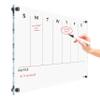 Weekly Premium Large Glass Calendar - Reusable Board for Office and Home - Dry Erase Board - Acrylic Wall Calendar for Family (18x14'' (Small)) view 1