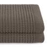 GILDEN TREE Waffle Towels for Bathroom Luxury 100% Cotton Bath Towels, Quick Dry Towel, Thin Super Absorbent Lint Free Shower Towels, Bath Towels Set of 2, Modern Style (Stone) view 1